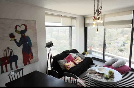 Amman, Apartments/Houses, JOD 10000/year,  Furnished,  1 BR,  Roof Top Fully Furnished One Bedroom Apart. , Big Terrace In Jabal Webdeh 00962777688956