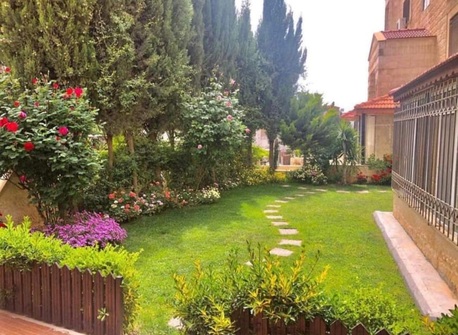 Amman, Apartments/Houses, JOD 24000/year,  Furnished,  4 BR,  Ground Fully Furinshed 4B Apartment With Big Garden In Um Uthaina 00962777688956