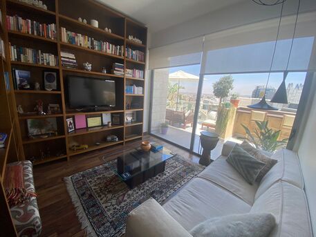 Abdoun, Apartments/Houses, JOD 24000/year,  Furnished,  2 BR,  Penthouse Fully Furnished 2B Apart With Big Terrace In Abdoun 00962777688956