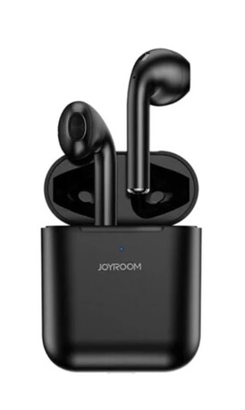 Riyadh, Mobile Phones, SAR 80,  Joyroom True Wireless Stereo In Ear Headphones With Mic And Charging Case Black