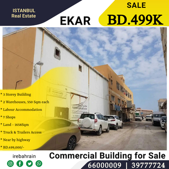 Sitra, Warehouses, BHD 499000,  3 Storey Commercial Building + 2 Warehouse For Sale In Sitra, East Ekar