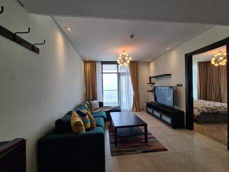 Hoora, Apartments, Flats, Houses & Villas, BHD 300/month,  Furnished,  1 BR,  FULLY FURNISHED 1 BEDROOM FLAT WITH EWA