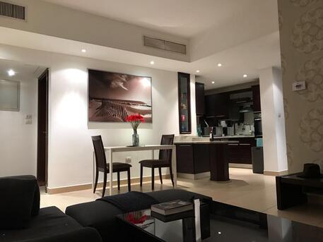 Abdoun, Apartments/Houses, JOD 13000/year,  Furnished,  2 BR,  Ground Fully Furinshed 2B Apart With Outside Area And Pool In Abdoun 00962777688956