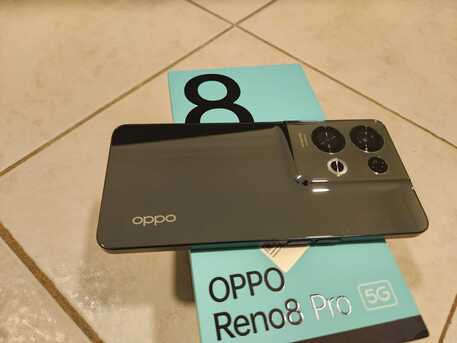 Riyadh, Mobile Phones, SAR 2400,  Oppo Reno 8 Pro 5G (256GB/12GB) Glazed Black