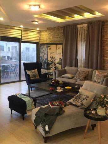 Amman, Apartments/Houses, JOD 13000/year,  Furnished,  3 BR,  Deplux Fully Furnished 3B With Baconly In Der Ghbar 00962777688956