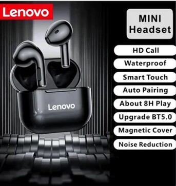 Riyadh, Mobile Phones, SAR 40,  LENOVO LIVEPODS Waterproof Headset Wireless Bluetooth Earbuds (Touch)