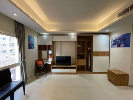 Adliya, Apartments/Houses, BHD 250/month,  Furnished,  Studio,  40 Sq. Meter,  ADLIYA Spacious Studio Inclusive EWA (with Spacious Gym,pool, Basket Ball & Barbecue)