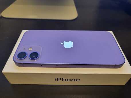 Riyadh, Mobile Phones, SAR 1700,  Apple IPhone 12 Mini 64GB Purple (like New)