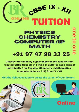 Dubai, Lessons Offered, PHYSICS Tuition CBSE (Individual 1-2-1) *WhatsApp*: +91 9747983325 (d)