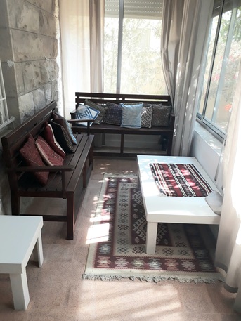 Amman, Apartments/Houses, JOD 4800/year,  Furnished,  1 BR,  Ground Fully Furinshed One Bedroom Apartment With Garden In Jabal Webdeh 00962777688956