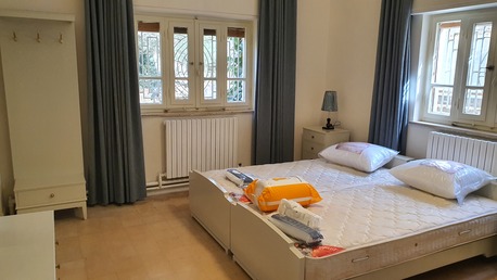 Amman, Apartments/Houses, JOD 14000/year,  Furnished,  3 BR,  Hertige Ground Fully Furnished 3B Apart With Big Garden In Jabal Webdeh 00962777688956