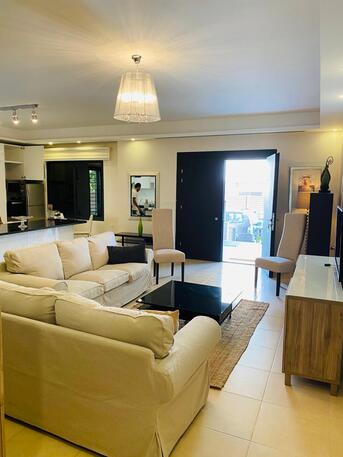 Amman, Apartments/Houses, JOD 12000/year,  Furnished,  2 BR,  Ground Fully Furinshed 2B Apartment With Outside Terrace In Um Uthaina 00962777688956