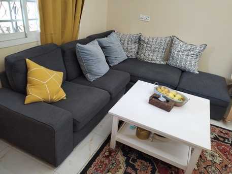 Riyadh, Furniture, SAR 4500,  Sofa From Ikea 4 Pieces Total Of 8 Seats In Very Good Condition