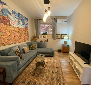 Amman, Apartments/Houses, JOD 11000/year,  Furnished,  2 BR,  Ground Fully Furnished 2B Apartment With Small Garden In Jabal Webdeh 00962777688956