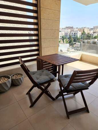 Amman, Apartments/Houses, JOD 12000/year,  Furnished,  3 BR,  Fully Furnished Three Bedroom Apartment With Big Baconly,garden In Shemsani 00962777688956