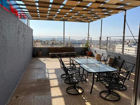 Amman, Apartments/Houses, JOD 9000/year,  Furnished,  2 BR,  Rooftop Fully Furnished 2B With Big Terrace In 8 Circle 00962777688956