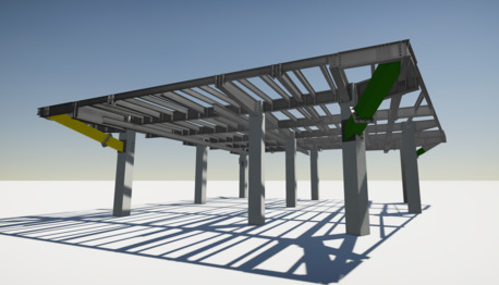 Azizia, Construction, Tekla Structures Modeller And Detailer