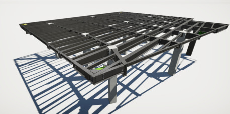 Azizia, Construction, Tekla Structures Modeller And Detailer
