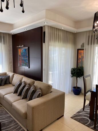 Abdoun, Apartments/Houses, JOD 13000/year,  Furnished,  2 BR,  Fully Furnished Two Bedroom Apartment With Baconly In North Abdoun 00962777688956