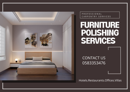 Makkah, Construction, Furniture Polishing Services Jeddah (Hotels,Restaurants,Offices,Villas)