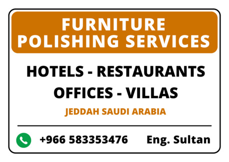 Makkah, Construction, Furniture Polishing Services Jeddah (Hotels,Restaurants,Offices,Villas)