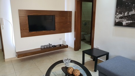 Abdoun, Apartments/Houses, JOD 12000/year,  Furnished,  2 BR,  Ground Fully Furinshed 2B Apart With Baconly And Garden In North Abdoun 00962777688956