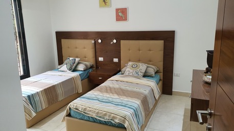 Abdoun, Apartments/Houses, JOD 12000/year,  Furnished,  2 BR,  Ground Fully Furinshed 2B Apart With Baconly And Garden In North Abdoun 00962777688956