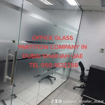 Dubai, Interior Design, Glass Partition Fitting Company Dubai
