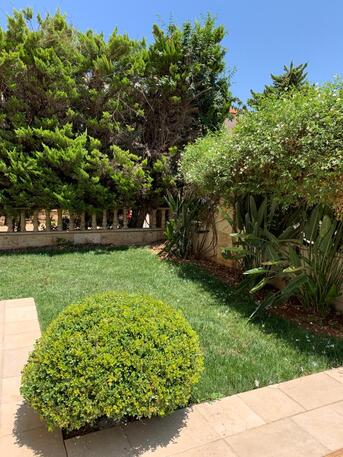 Amman, Apartments/Houses, JOD 25000/year,  4 BR,  Semi Furnished Ground Floor 4B Apart. With Big Garden N Der Ghbar 00962777688956