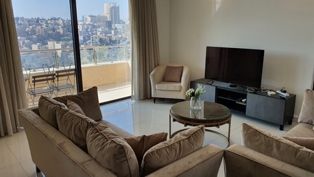 Amman, Apartments/Houses, JOD 12000/year,  Furnished,  2 BR,  Brandnew Fully Furnished Two Bedroom Apart With Balcony In Jabal Webdeh 00962777688956
