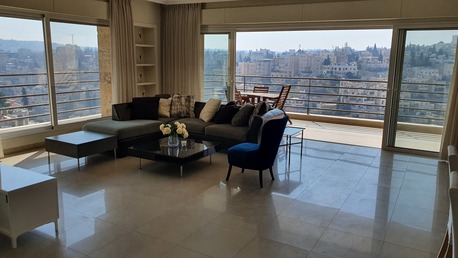 Amman, Apartments/Houses, JOD 15000/year,  Furnished,  2 BR,  Fully Furnished Two Bedroom With Big Baconly In Jabal Webdeh 00962777688956