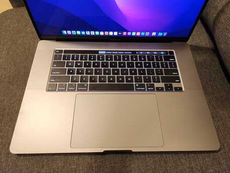 Riyadh, Computers, SAR 4500,  Apple MacBook Pro 16-inch With Touch Bar