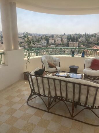 Amman, Apartments/Houses, JOD 12000/year,  Furnished,  3 BR,  Hertige Fully Furnished 3B Apart With Big Balconies In Jabal Webdeh 00962777688956