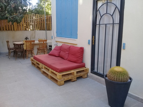 Amman, Apartments/Houses, JOD 10000/year,  Furnished,  1 BR,  Ground Fully Furinshed One Bedroom Apartment With Garden In Jabal Webdeh 00962777688956