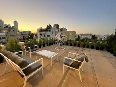 Amman, Apartments/Houses, JOD 7200/year,  Furnished,  1 BR,  Fully Furnished One Bedroom With Sharing Rooftop In Um Uthaina 00962777688956