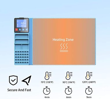 Riyadh, Computers, SAR 200,  New With Box CPB Heating Pad Compatible With IPad IPhone Smartphone LCD Screen Separator