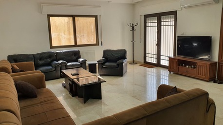 Amman, Apartments/Houses, JOD 10000/year,  Furnished,  3 BR,  Ground Fully Furinshed 3B Apartment With Terrace In Jabal Webdeh 00962777688956