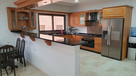 Amman, Apartments/Houses, JOD 10000/year,  Furnished,  3 BR,  Ground Fully Furinshed 3B Apartment With Terrace In Jabal Webdeh 00962777688956