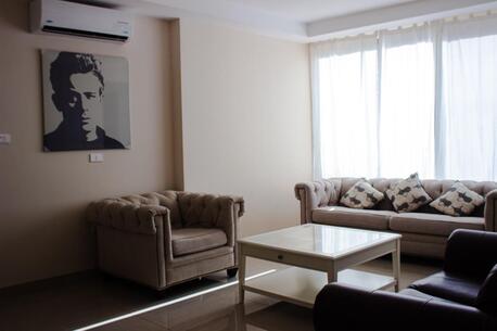 Abdoun, Apartments/Houses, JOD 17000/year,  Furnished,  3 BR,  Ground Fully Furinshed 3B Apart With Terrace And Baconly In Abdoun 00962777688956