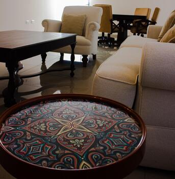 Abdoun, Apartments/Houses, JOD 17000/year,  Furnished,  3 BR,  Ground Fully Furinshed 3B Apart With Terrace And Baconly In Abdoun 00962777688956