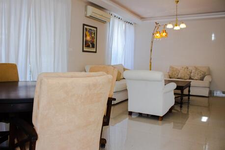 Abdoun, Apartments/Houses, JOD 17000/year,  Furnished,  3 BR,  Ground Fully Furinshed 3B Apart With Terrace And Baconly In Abdoun 00962777688956