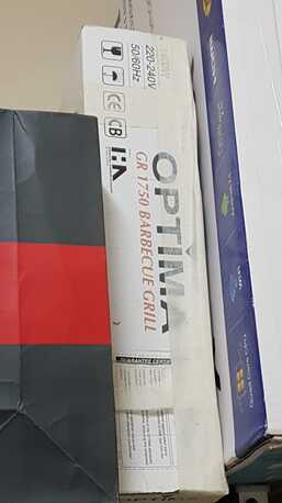 Manama, Appliances, BHD 10,  Optima Barbecue Grill GR1750 - SALE!!