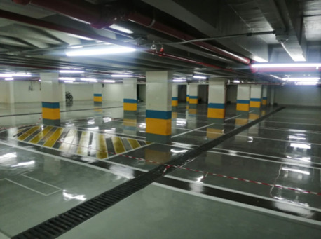 Dammam, Construction, Line Marking Services On Epoxy Floors