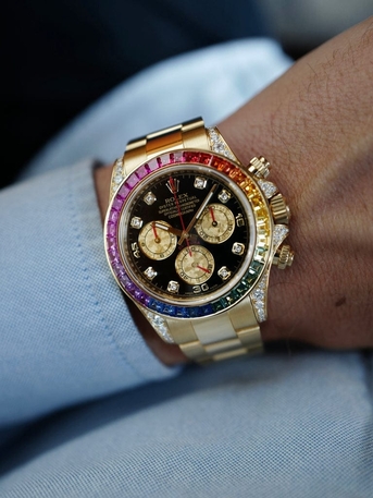 SAR 600 Rolex Rainbow Daytona First Copy Automatic Watch