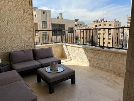 Amman, Apartments/Houses, JOD 14500/year,  Furnished,  3 BR,  Fully Furnished Three Bedroom Apartment With Baconly In Jabal Webdeh 00962777688956