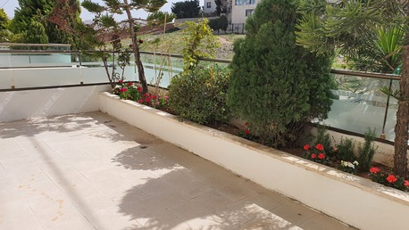Abdoun, Apartments/Houses, JOD 16000/year,  3 BR,  Ground Semi Furnished 3B Apart With Baconly, Terrace, Garden In Abdoun 00962777688956