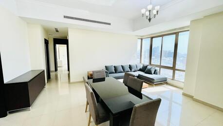 Adliya, Apartments, Flats, Houses & Villas, BHD 450/month,  Furnished,  3 BR,  FULLY FURNISHED 3 BEDROOM FLAT WITH EWA