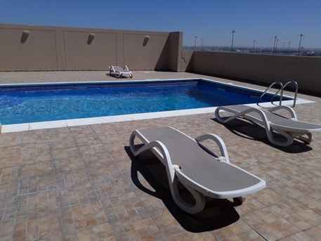 Manama, Apartments/Houses, BHD 350/month, Furnished, 2 BR, Fully Furnished 100% Family Apartment @ Um-Alhassam :Balcony.Pool.Gym.Parking :TONY