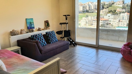 Amman, Apartments/Houses, JOD 7500/year,  Furnished,  2 BR,  Ground Fully Furinshed 2B Apart With Baconlies And Garden N Khalda 00962777688956