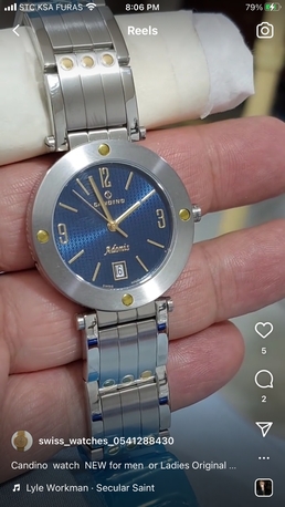 Riyadh, Watches, SAR 750,  Candino Watch NEW For Men Or Ladies Original Swiss Made